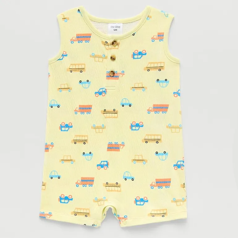 Okie Dokie Baby Boys Sleeveless Romper