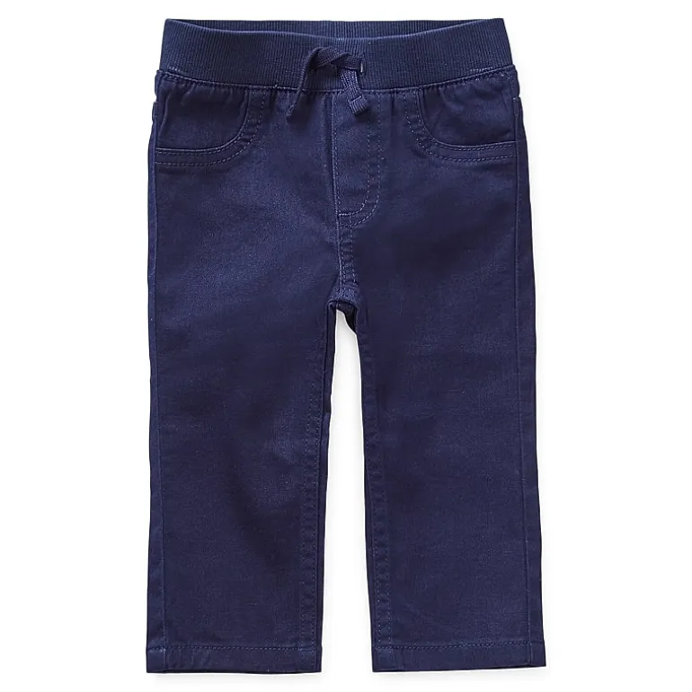 Okie Dokie Baby Boys Straight Original Fit Pull-On Pant