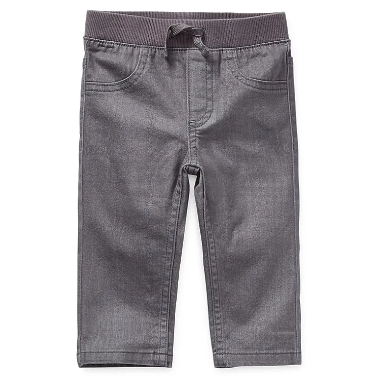 Okie Dokie Baby Boys Straight Original Fit Pull-On Pant