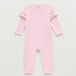 Okie Dokie Baby Girls Crew Neck Long Sleeve Jumpsuit