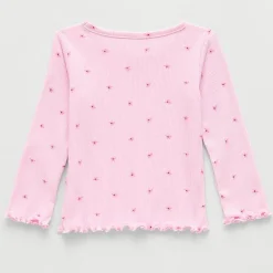 Okie Dokie Baby Girls Crew Neck Long Sleeve T-Shirt