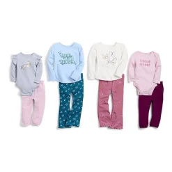 Okie Dokie Baby Girls Cuffed Regular Fit Pull-On Pant