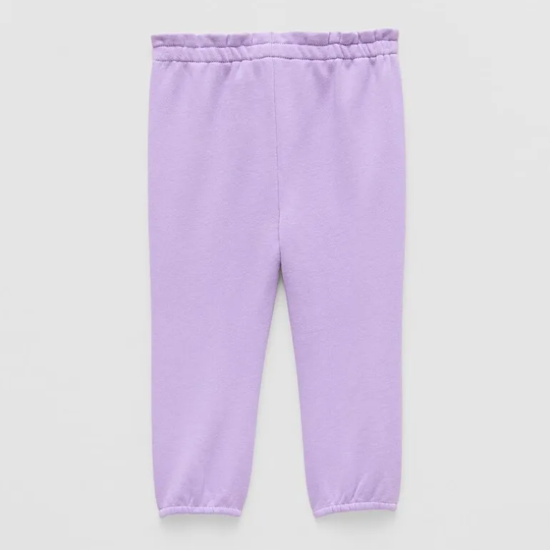 Okie Dokie Baby Girls Cuffed Regular Fit Pull-On Pant