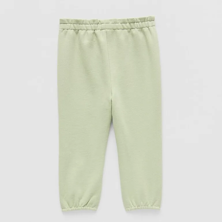 Okie Dokie Baby Girls Cuffed Regular Fit Pull-On Pant