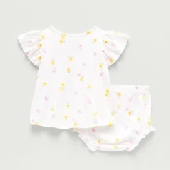 Okie Dokie Baby Girls Flutter 2-pc. Dress Set