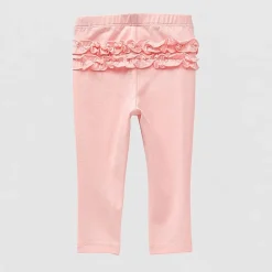 Okie Dokie Baby Girls Full Length Ruffle Back Leggings