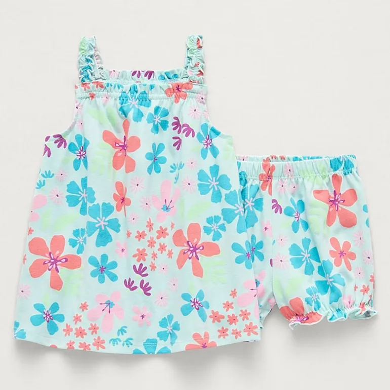 Okie Dokie Baby Girls 2-pc. Dress Set