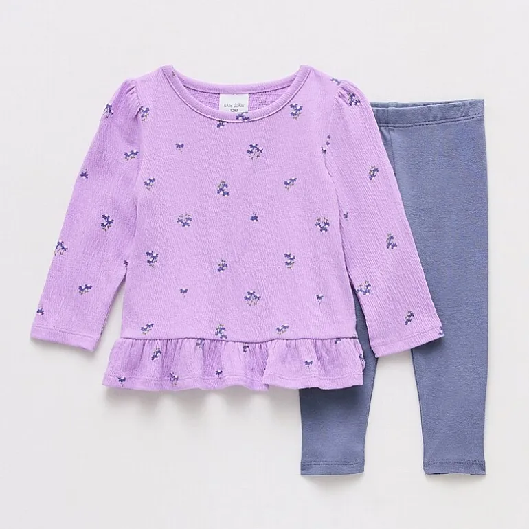 Okie Dokie Baby Girls 2-pc. Legging Set