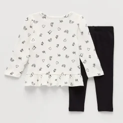 Okie Dokie Baby Girls 2-pc. Legging Set