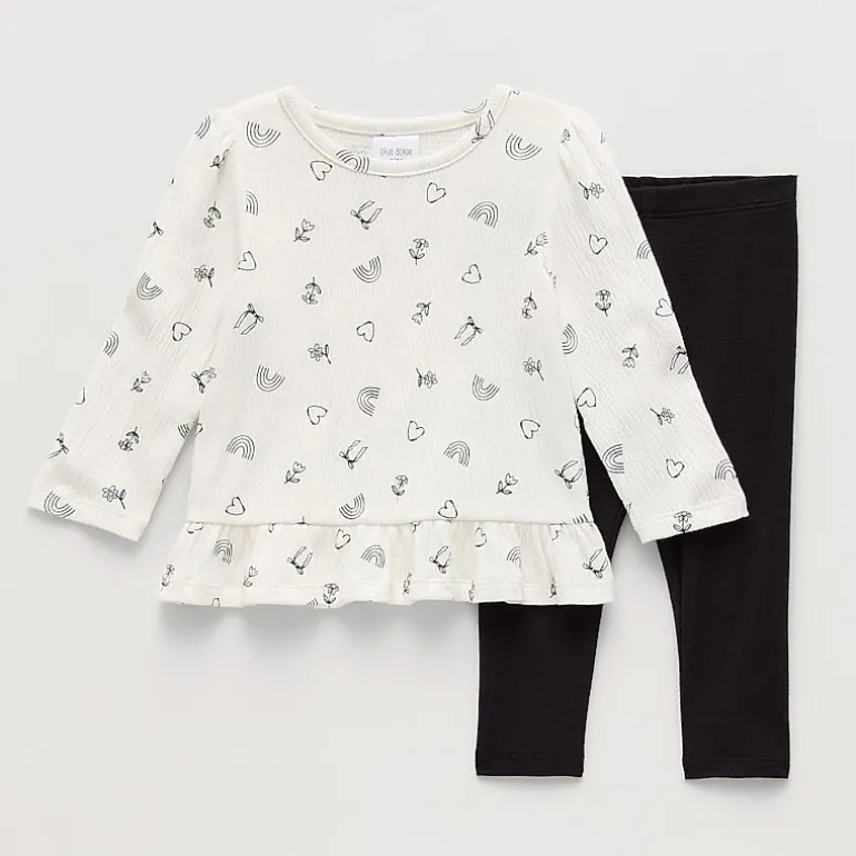 Okie Dokie Baby Girls 2-pc. Legging Set