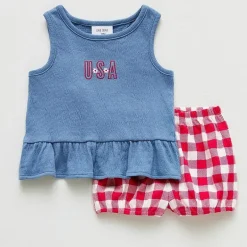 Okie Dokie Baby Girls 2-pc. Short Set