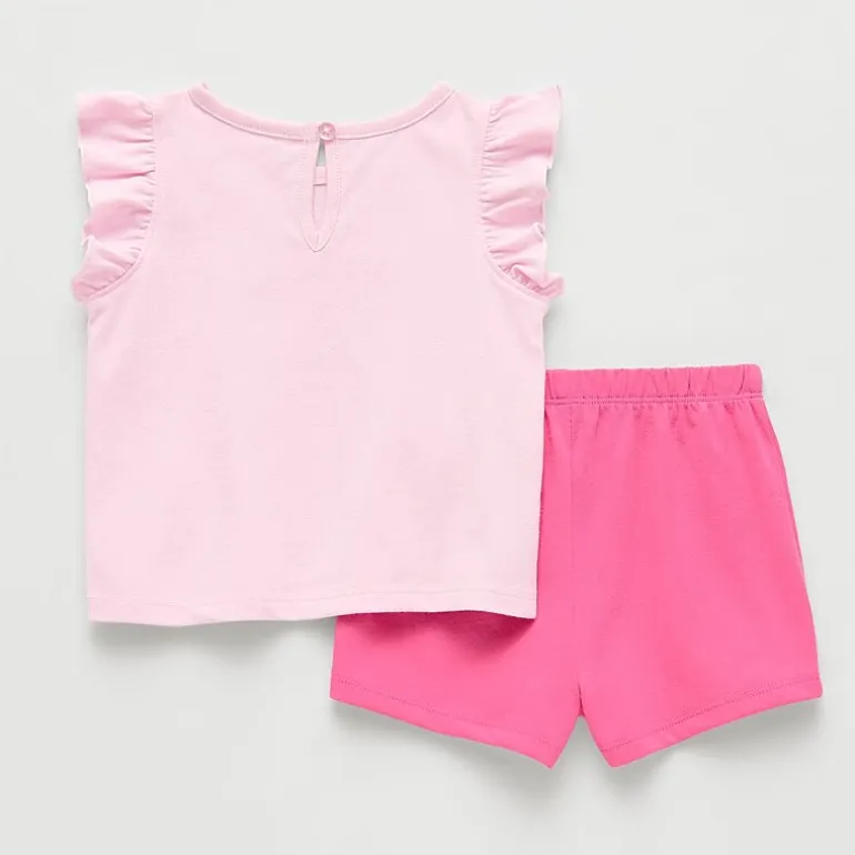 Okie Dokie Baby Girls 2-pc. Short Set