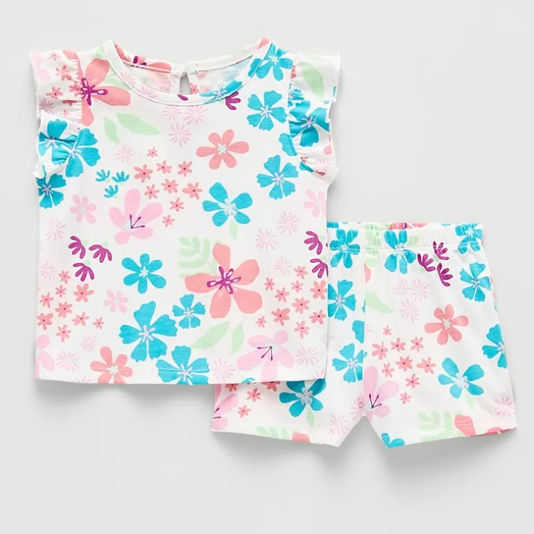 Okie Dokie Baby Girls 2-pc. Short Set