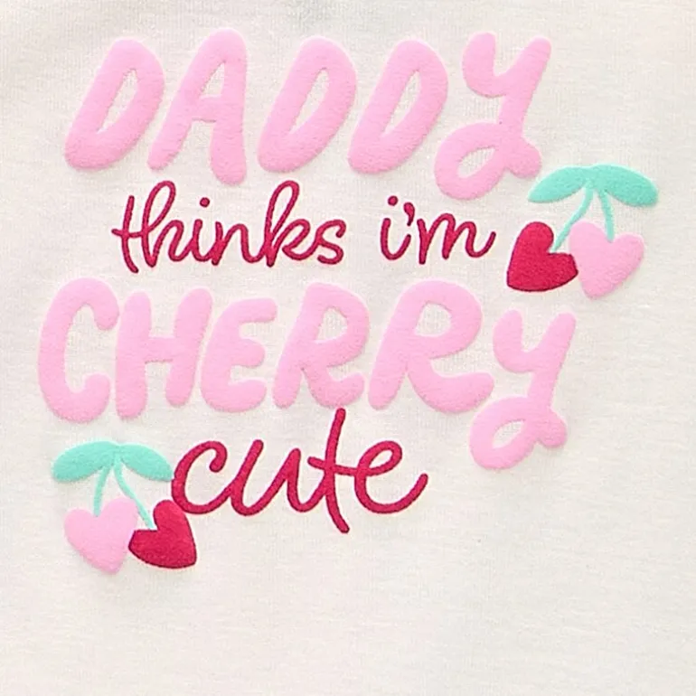 Okie Dokie Baby Girls Round Neck Short Sleeve 4-pc. Bodysuit