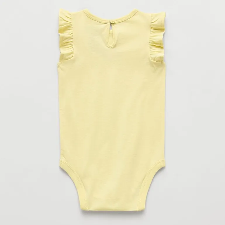 Okie Dokie Baby Girls Round Neck Sleeveless Bodysuit