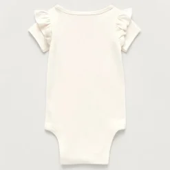 Okie Dokie Baby Girls Round Neck Short Sleeve Bodysuit
