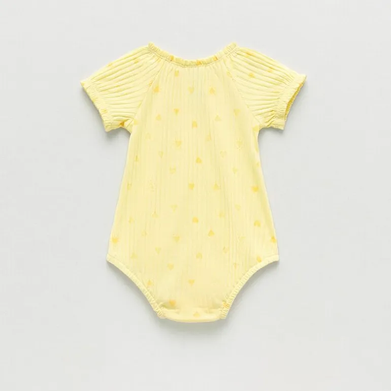Okie Dokie Baby Girls Short Sleeve Romper