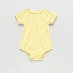 Okie Dokie Baby Girls Short Sleeve Romper