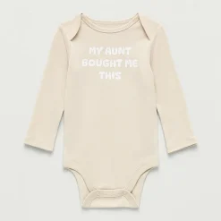 Okie Dokie Baby Unisex Crew Neck Long Sleeve Rib Bodysuit