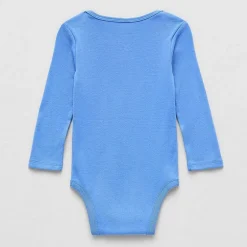 Okie Dokie Baby Unisex Crew Neck Long Sleeve Rib Bodysuit