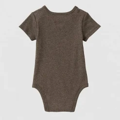 Okie Dokie Baby Unisex Crew Neck Short Sleeve Rib Bodysuit