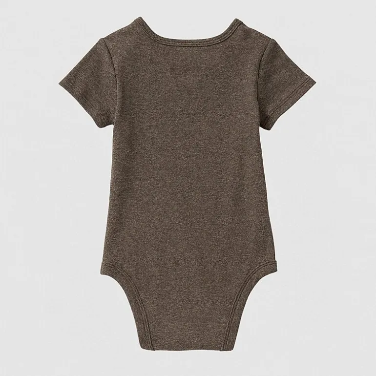 Okie Dokie Baby Unisex Crew Neck Short Sleeve Rib Bodysuit