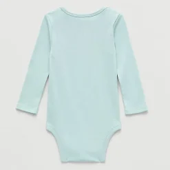 Okie Dokie Baby Unisex Crew Neck Long Sleeve Rib Bodysuit
