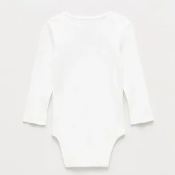 Okie Dokie Baby Unisex Crew Neck Long Sleeve Rib Bodysuit