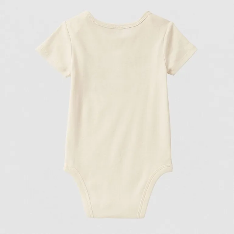 Okie Dokie Baby Unisex Crew Neck Short Sleeve Rib Bodysuit