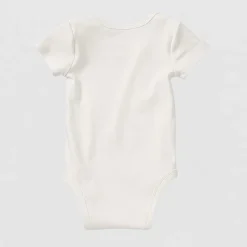 Okie Dokie Baby Unisex Round Neck Short Sleeve Rib Bodysuit