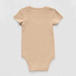 Okie Dokie Baby Unisex Round Neck Short Sleeve Rib Bodysuit
