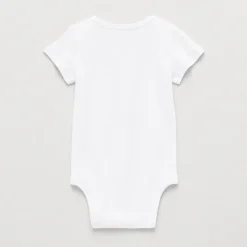 Okie Dokie Baby Unisex Round Neck Short Sleeve Rib Bodysuit