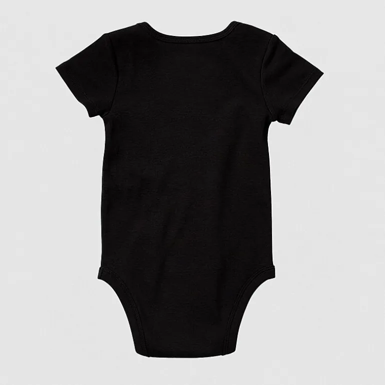 Okie Dokie Baby Unisex Round Neck Short Sleeve Rib Bodysuit
