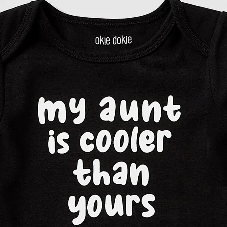 Okie Dokie Baby Unisex Round Neck Short Sleeve Rib Bodysuit