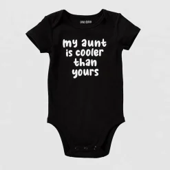 Okie Dokie Baby Unisex Round Neck Short Sleeve Rib Bodysuit