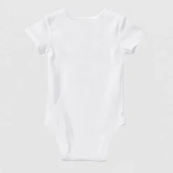 Okie Dokie Baby Unisex Round Neck Short Sleeve Rib Bodysuit