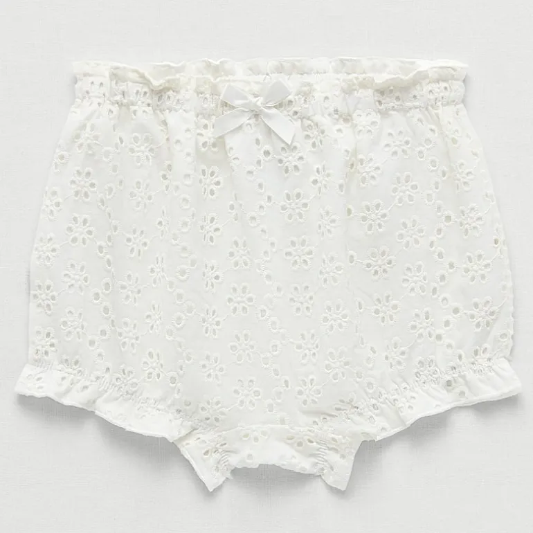 Okie Dokie Eyelet Baby Girls Pull-On Short