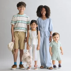 Okie Dokie Seersucker Toddler & Little Girls 2-pc. Pant Set