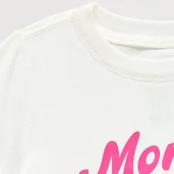 Okie Dokie Toddler Girls Easy-on + Easy-off Sensory Friendly Round Neck Short Sleeve Adaptive Regular Fit Graphic T-Shirt