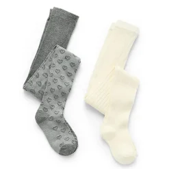 Okie Dokie Toddler Girls 2-pc. Hearts Tights