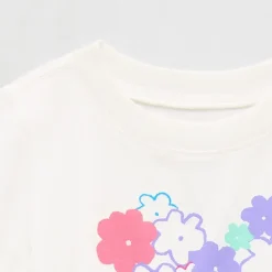 Okie Dokie Toddler Girls Round Neck Short Sleeve Adaptive Regular Fit Graphic T-Shirt