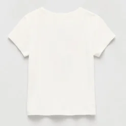 Okie Dokie Toddler Girls Round Neck Short Sleeve Adaptive Regular Fit Graphic T-Shirt