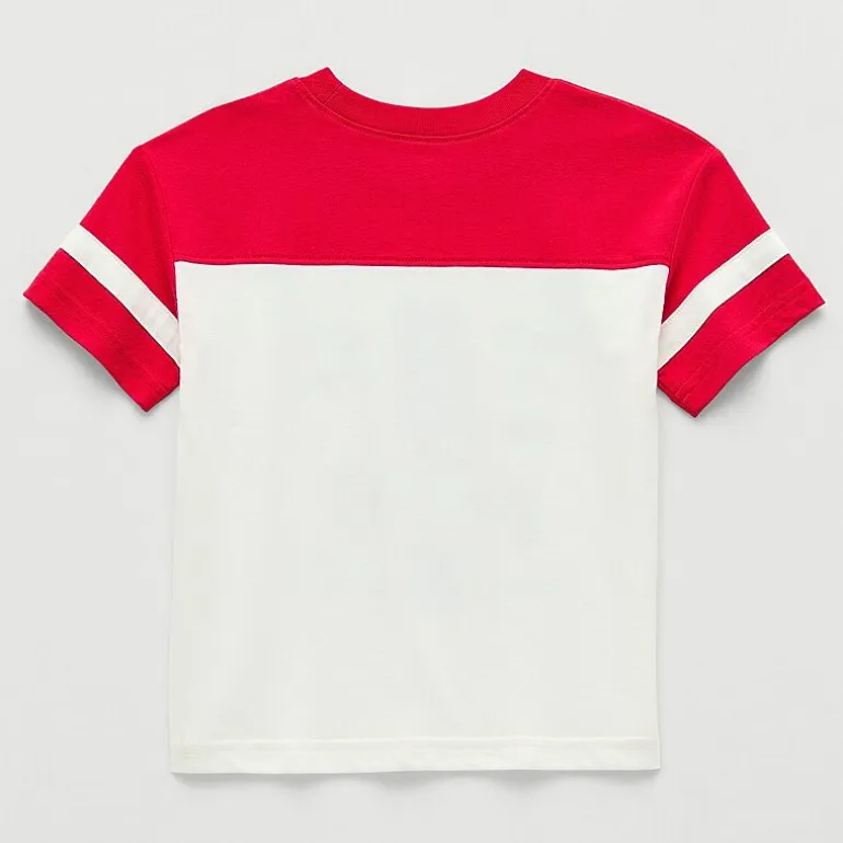 Okie Dokie Toddler & Little Boys Round Neck Short Sleeve Relaxed Fit Graphic T-Shirt