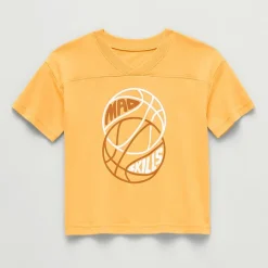 Okie Dokie Toddler & Little Boys V Neck Short Sleeve Regular Fit Graphic T-Shirt