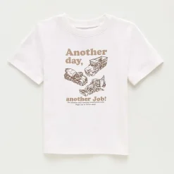 Okie Dokie Toddler & Little Boys Crew Neck Short Sleeve Regular Fit Graphic T-Shirt
