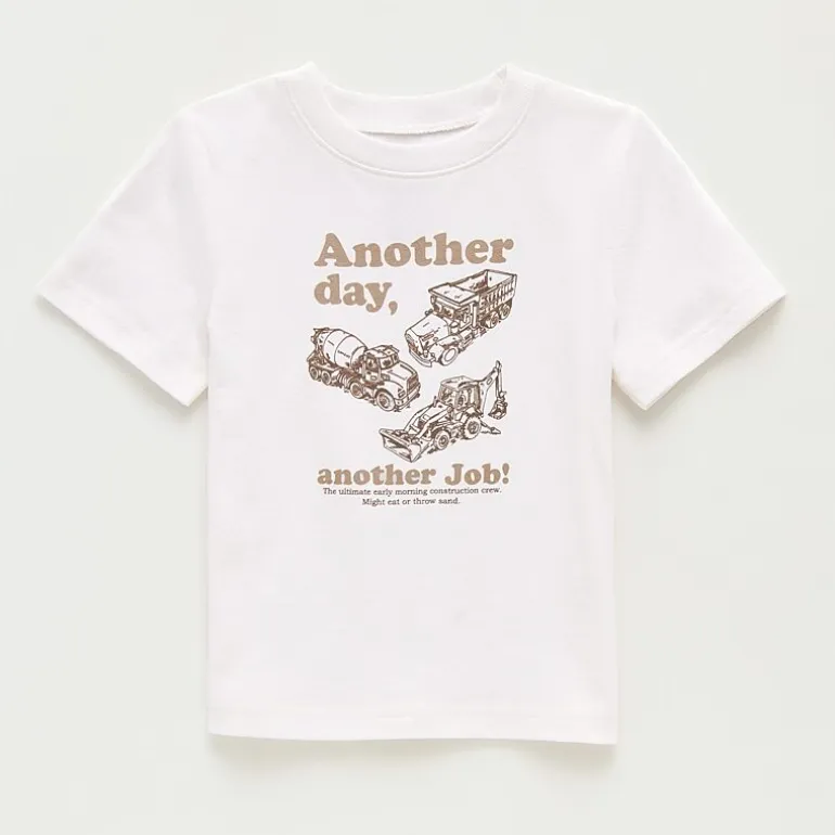 Okie Dokie Toddler & Little Boys Crew Neck Short Sleeve Regular Fit Graphic T-Shirt