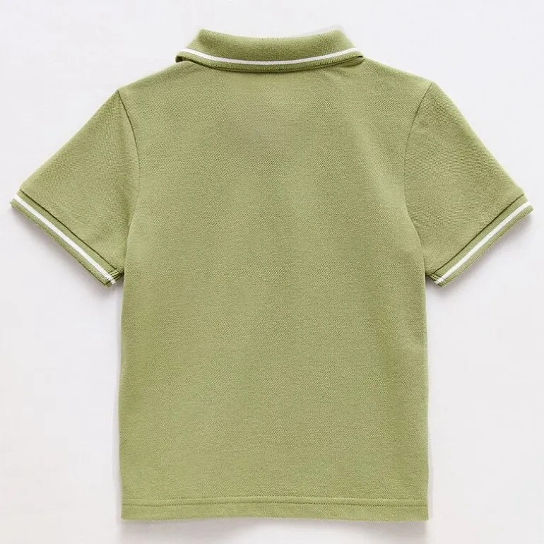 Okie Dokie Toddler & Little Boys Short Sleeve Regular Fit Polo Shirt