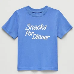 Okie Dokie Toddler & Little Boys Round Neck Short Sleeve Regular Fit Graphic T-Shirt