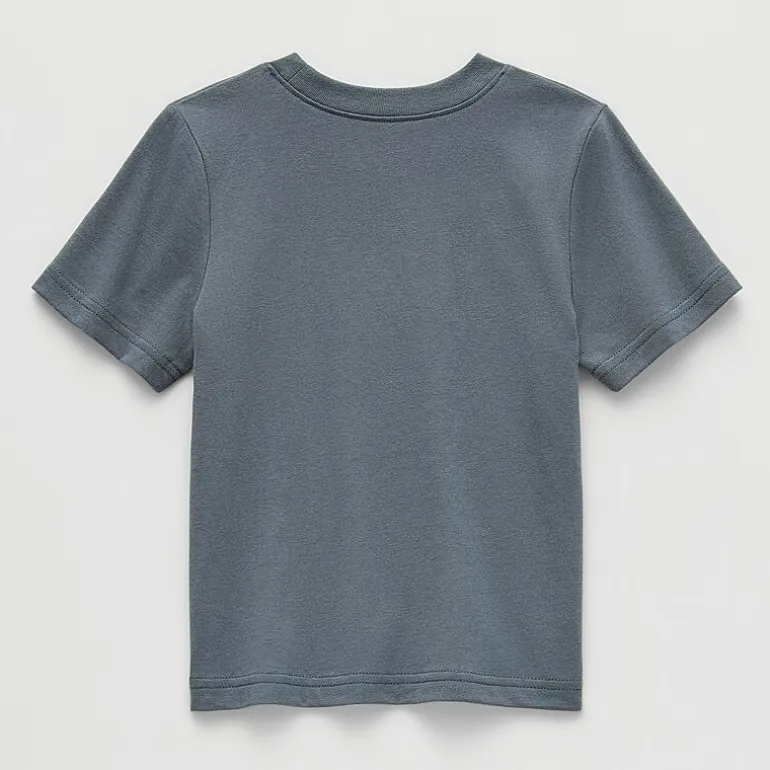 Okie Dokie Toddler & Little Boys Round Neck Short Sleeve Regular Fit Graphic T-Shirt