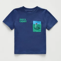 Okie Dokie Toddler & Little Boys Crew Neck Short Sleeve Regular Fit Graphic T-Shirt